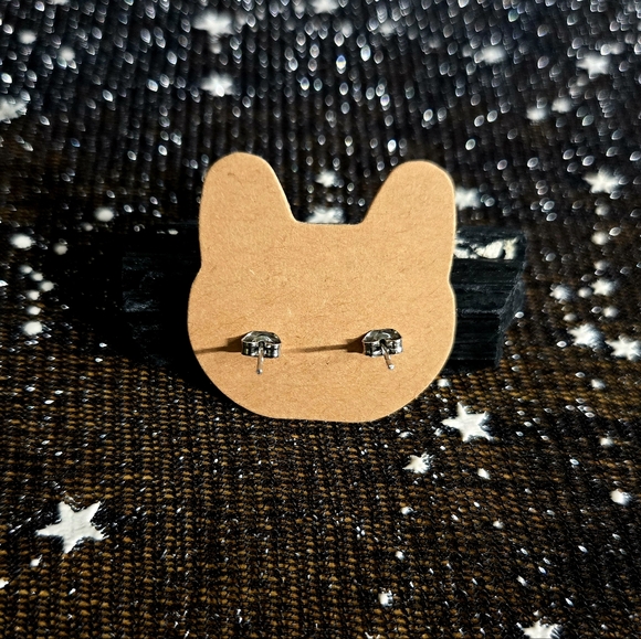 Custom Kuromi Hypoallergenic Stainless Steel Post Earrings - Picture 2 of 5